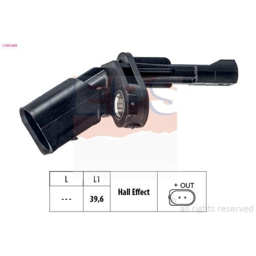 EPS Sensor, Raddrehzahl Made in Italy - OE Equivalent