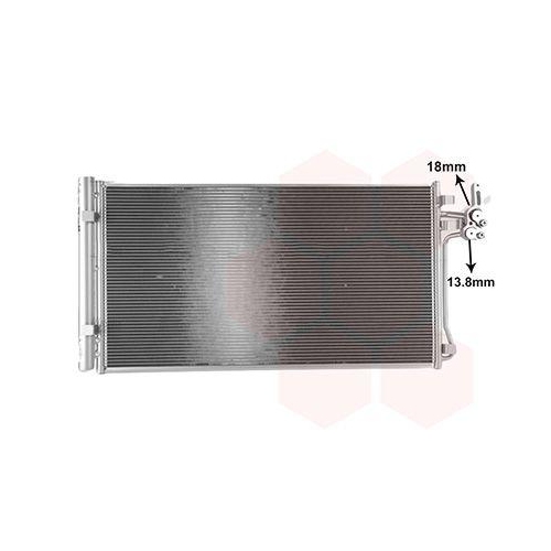 VAN WEZEL Kondensator, Klimaanlage 02015707