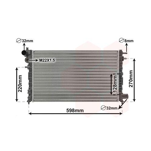 VAN WEZEL K&uuml;hler, Motork&uuml;hlung 09002120