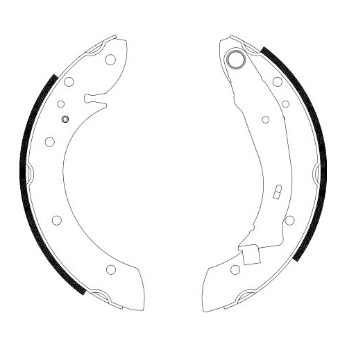 PAGID Bremsbackensatz H9000N