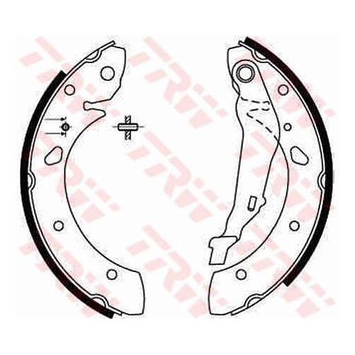 TRW Bremsbackensatz GS8632