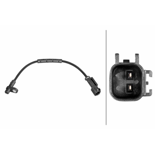 HELLA Sensor, Raddrehzahl 6PU 358 216-591