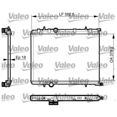 VALEO K&uuml;hler, Motork&uuml;hlung 735496