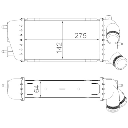 MAHLE Ladeluftk&uuml;hler BEHR CI 309 000S