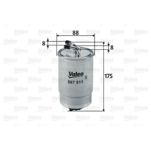 VALEO Kraftstofffilter 587511