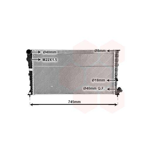 VAN WEZEL K&uuml;hler, Motork&uuml;hlung 09002142