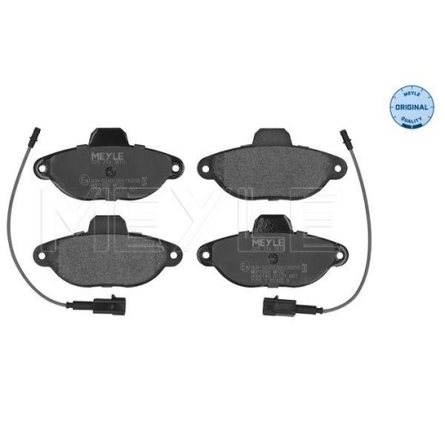MEYLE Bremsbelagsatz, Scheibenbremse MEYLE-ORIGINAL: True to OE. 025 214 3616