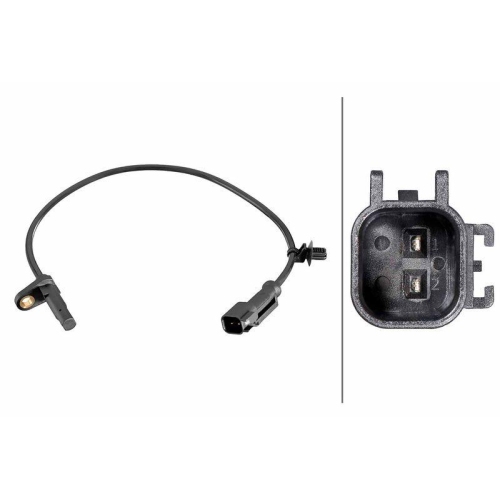 HELLA Sensor, Raddrehzahl 6PU 358 216-611