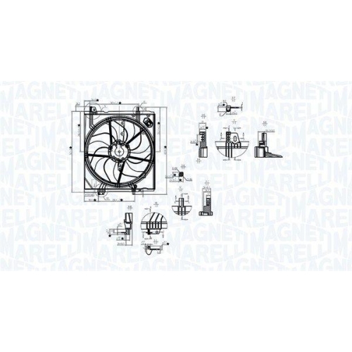 MAGNETI MARELLI L&uuml;fter, Motork&uuml;hlung