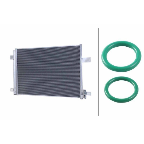 HELLA Kondensator, Klimaanlage >>> Easy2Fit <<< 8FC 366 220-121