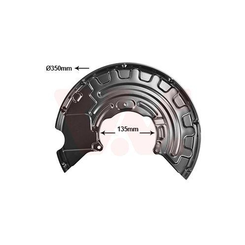 VAN WEZEL Spritzblech, Bremsscheibe 0332371