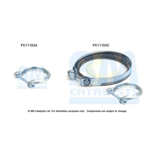 BM Catalysts Montagesatz, Ru&szlig;-/Partikelfilter FK11103