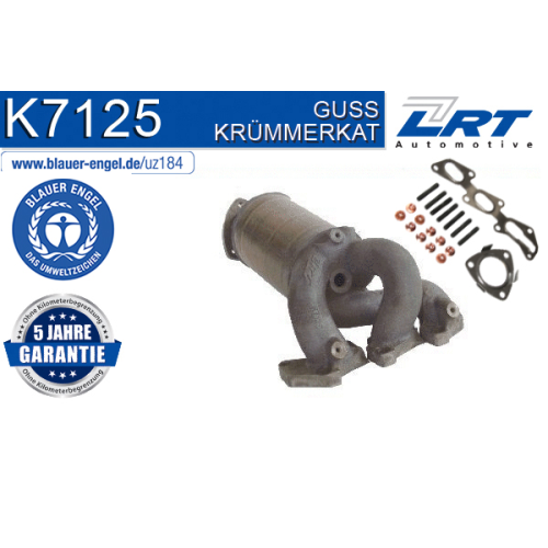 LRT Kr&uuml;mmerkatalysator ausgezeichnet mit "Der Blaue Engel" K7125