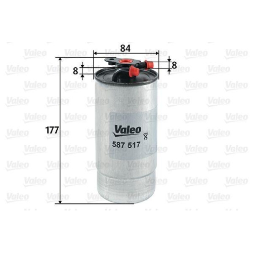 VALEO Kraftstofffilter 587517