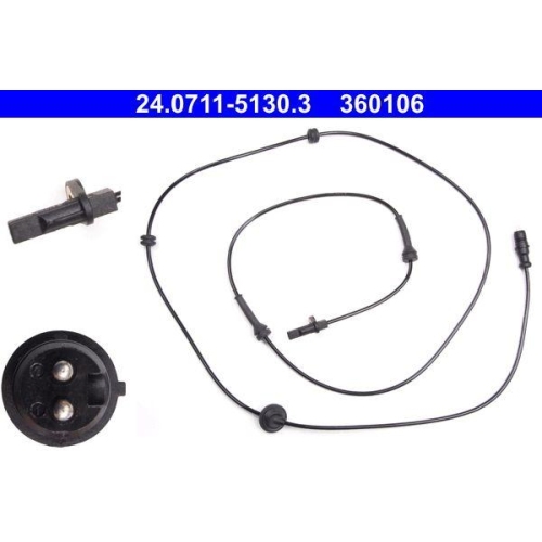 ATE Sensor, Raddrehzahl 24.0711-5130.3