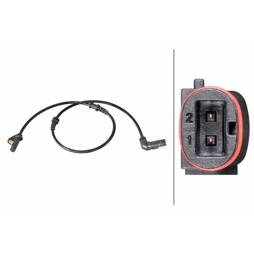 HELLA Sensor, Raddrehzahl 6PU 358 216-631