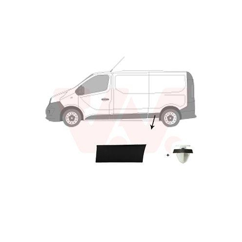 VAN WEZEL Zier-/Schutzleiste, Seitenwand