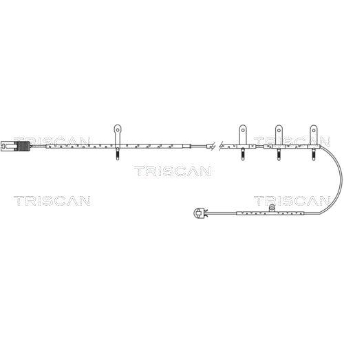TRISCAN Warnkontakt, Bremsbelagverschlei&szlig; 8115 17004