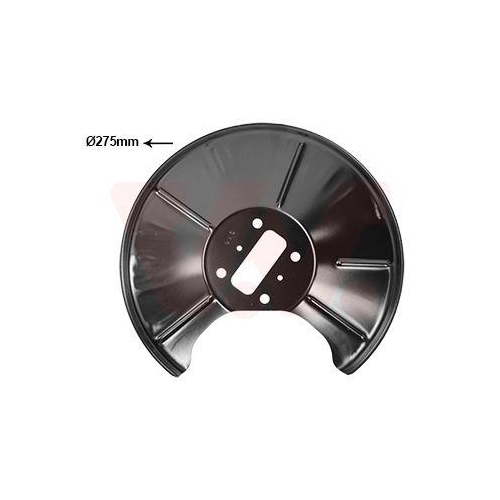 VAN WEZEL Spritzblech, Bremsscheibe 1858373