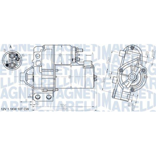 MAGNETI MARELLI Starter 063721290010