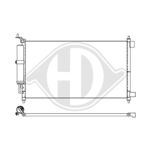 DIEDERICHS Kondensator, Klimaanlage DIEDERICHS Climate DCC1110