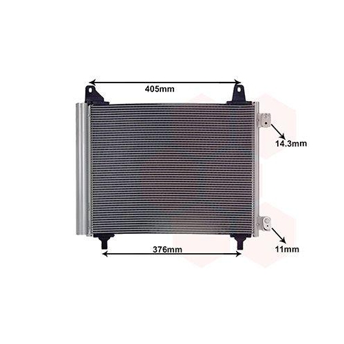 VAN WEZEL Kondensator, Klimaanlage 40015704