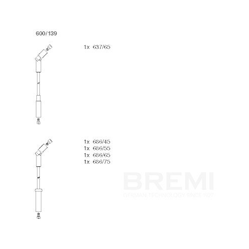 BREMI Z&uuml;ndleitungssatz 600/139