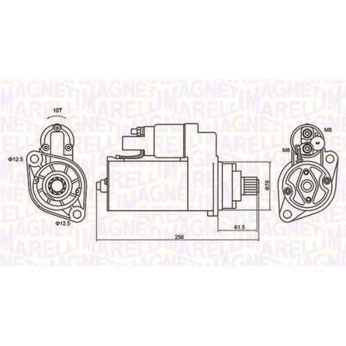 MAGNETI MARELLI Starter 063721405010