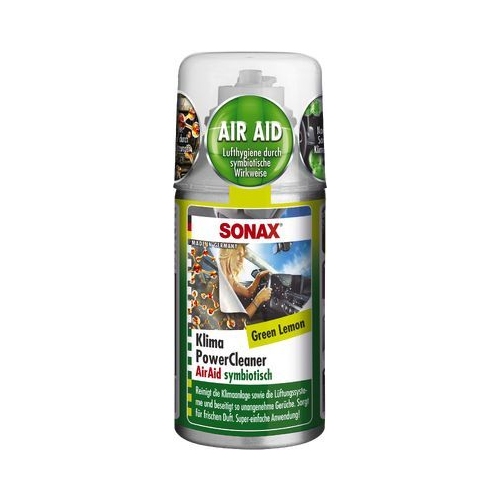 SONAX Klimaanlagenreiniger/-desinfizierer KlimaPowerCleaner antibakteriell Green Lemon