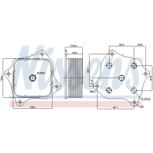 NISSENS &Ouml;lk&uuml;hler, Motor&ouml;l 91421