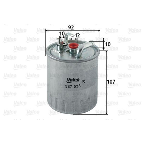 VALEO Kraftstofffilter 587533