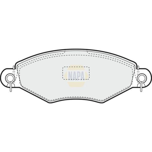 NAPA Bremsbelagsatz, Scheibenbremse NAPA NBP1299