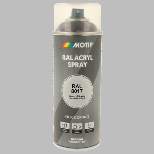 Farbspraydose Autolack RAL 8017 schokobraun MOTIP 400ml