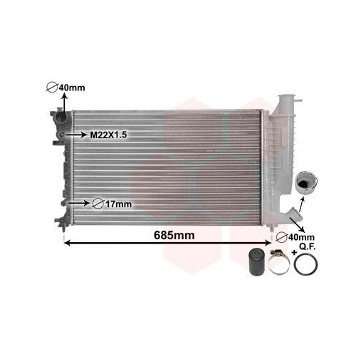 VAN WEZEL K&uuml;hler, Motork&uuml;hlung *** IR PLUS *** 09002157