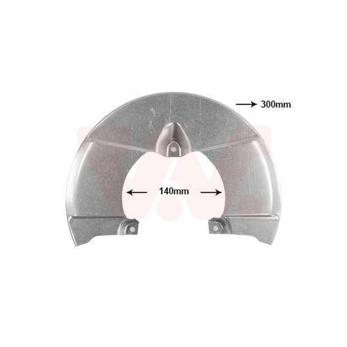 VAN WEZEL Spritzblech, Bremsscheibe 2815371