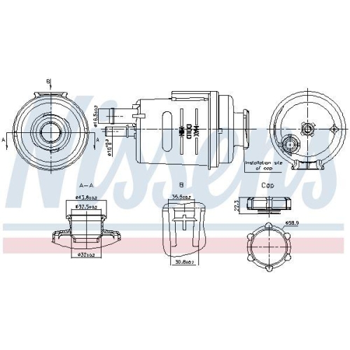 NISSENS Ausgleichsbeh&auml;lter, K&uuml;hlmittel ** FIRST FIT ** 996314