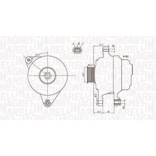 MAGNETI MARELLI Generator 063731703010