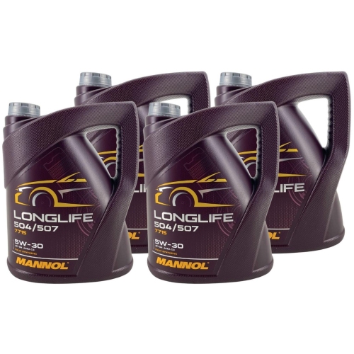 Motor&ouml;l Motoren&ouml;l MANNOL 5W-30 Longlife - 20 Liter Kanister MN7715-5