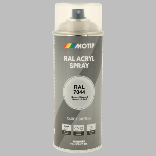 MOTIP Lack RAL 7044 seidengrau hochglanz 400 ml 07029