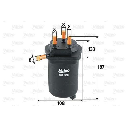 VALEO Kraftstofffilter 587538