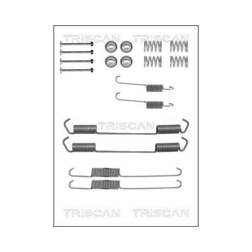 TRISCAN Zubehörsatz, Bremsbacken 8105 102550