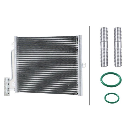 HELLA Kondensator, Klimaanlage >>> Easy2Fit <<< 8FC 366 220-391