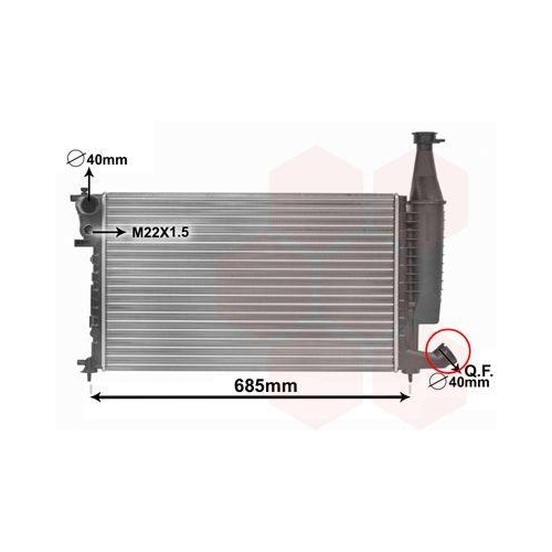 VAN WEZEL K&uuml;hler, Motork&uuml;hlung 09002168