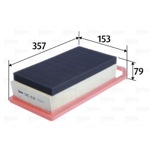 VALEO Luftfilter 585434