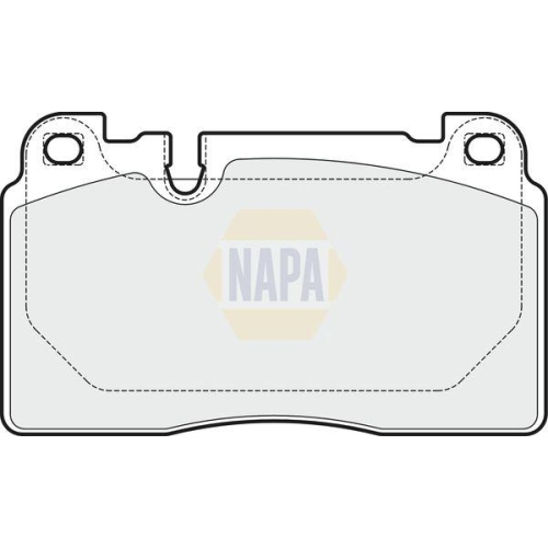 NAPA Bremsbelagsatz, Scheibenbremse NAPA NBP1304
