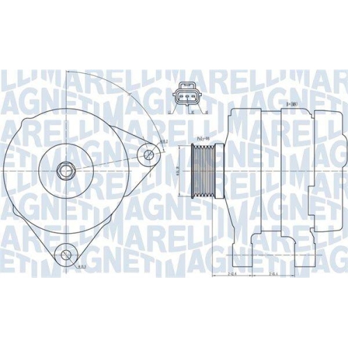 MAGNETI MARELLI Generator 063731834010