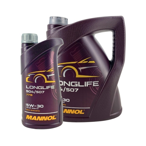 Motor&ouml;l Motoren&ouml;l MANNOL 5W-30 Longlife - 6 Liter Kanister MN7715-5