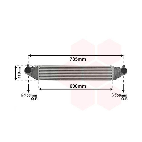 VAN WEZEL Ladeluftk&uuml;hler 37014702