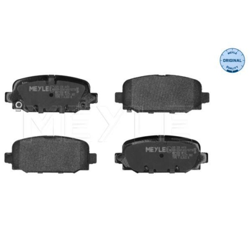 MEYLE Bremsbelagsatz, Scheibenbremse MEYLE-ORIGINAL: True to OE. 025 228 4418