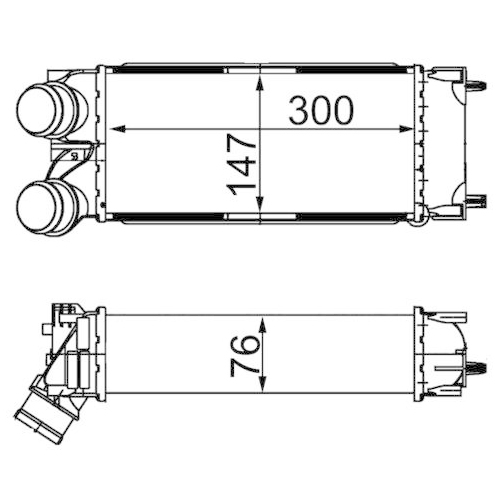 MAHLE Ladeluftk&uuml;hler BEHR CI 367 000S